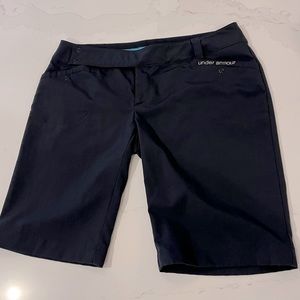 Women’s Under Armour Black Golf Shorts